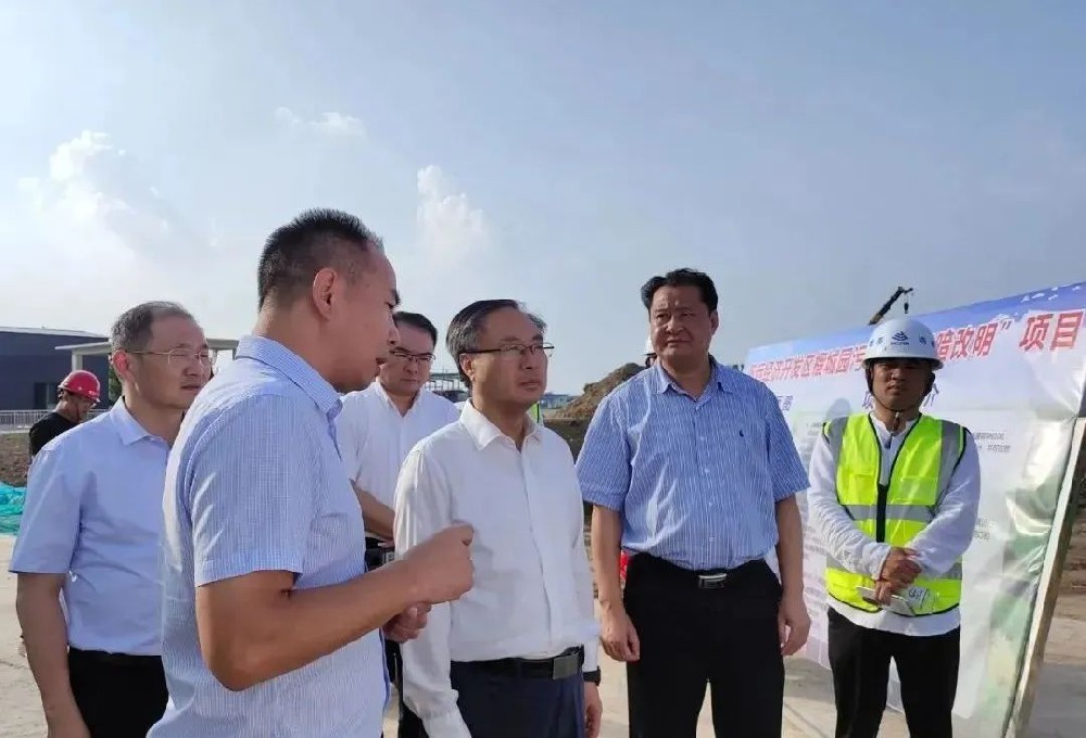 省領導來我司監理的項目上考察調研！